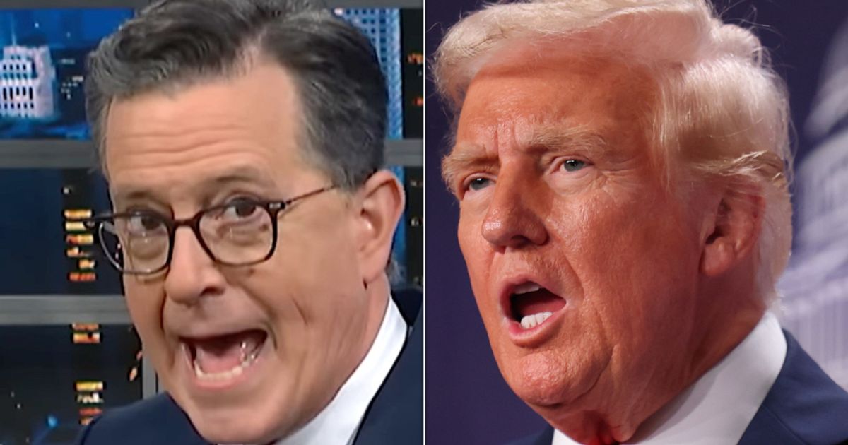 'Sweet Mother Of Oedipus': Stephen Colbert Spots MAGA's 'Pretty Weird' New Obsession