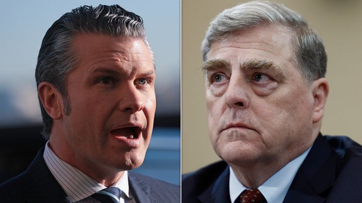 Pentagon Secretary Pete Hegseth says he will “immediately” pull retired Gen. Mark Milley’s security detail and revoke his security clearance.