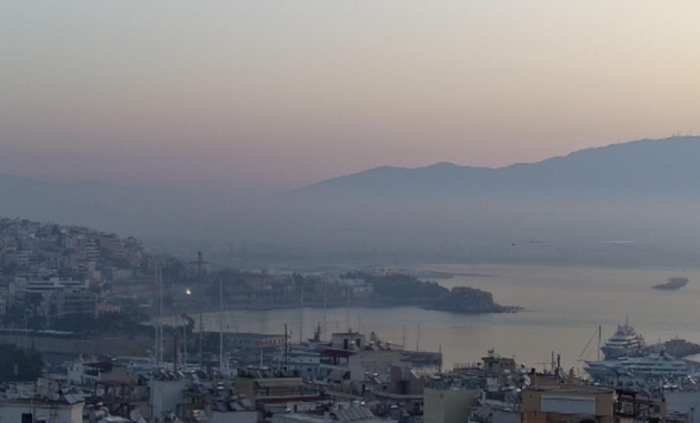 Ομίχλη στην Αθήνα.