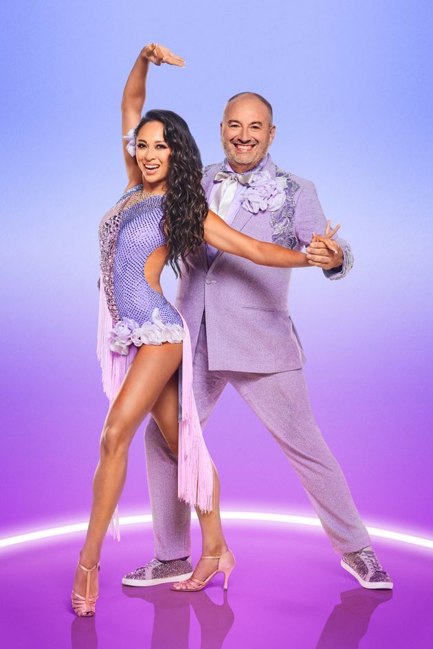 Katya Jones and Wynne Evans in their official Strictly publicity photo