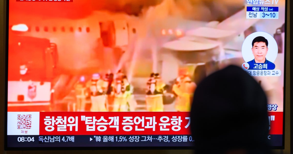 NextImg:Passenger Plane Catches Fire At South Korean Airport, All 176 People On Board Evacuated
