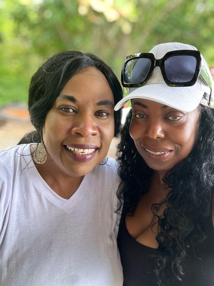 Judith Missick (left) with her sister, Hyvelle. Judith and Hyvelle are part of the advocacy group Heart Sistas, supporting women with heart disease.