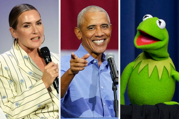 Kate Winslet, Barack Obama and Kermit The Frog are all past Grammy winners