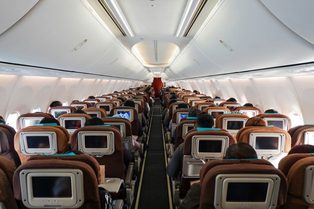 Plane aisle