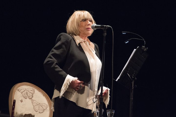 Η Marianne Faithfull στο Le Trianon, 7 Οκτωβρίου 2015, Παρίσι. (Photo by David Wolff - Patrick/Getty Images)