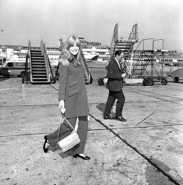 Marianne Faithful in the early years of her fame, back in 1966