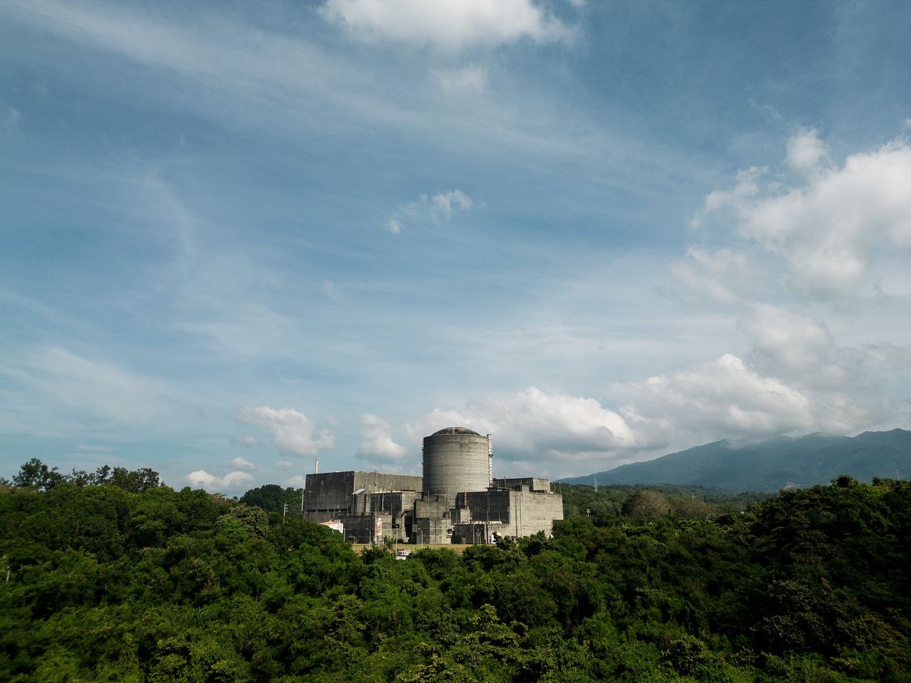 The Bataan Nuclear Power Plant sits about 70 kilometers linear distance from the Philippines' capital Manila. The plant was former president Ferdinand Marcos Sr.'s response to the oil crisis in the 1970s. It was completed in 1984 but was never loaded with fuel or operated, haunted by safety concerns and corruption allegations. 