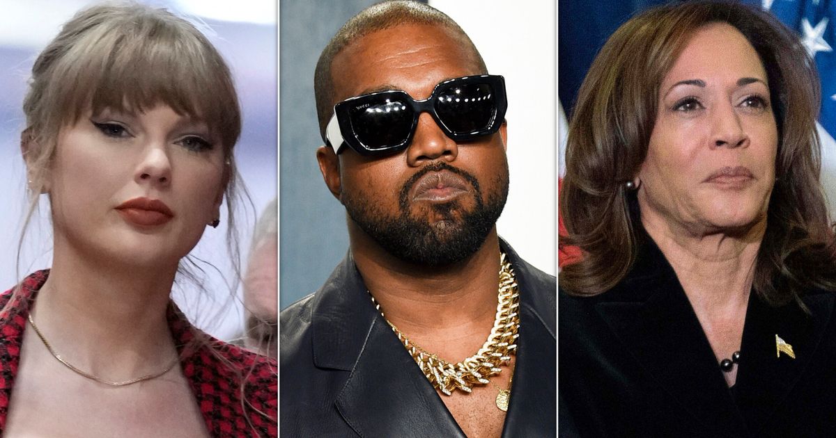 Kanye West Apologizes To Kamala Harris And Follows Taylor Swift On Social Media