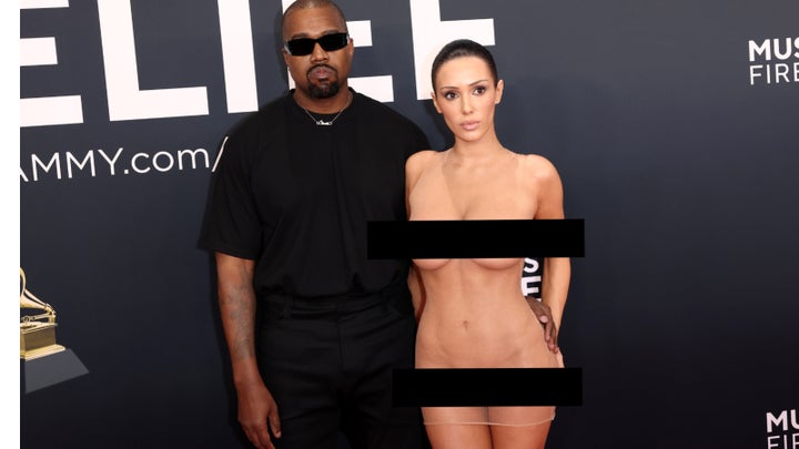 Kanye West and Bianca Censori's appearance at the Grammys became the talk of social media.