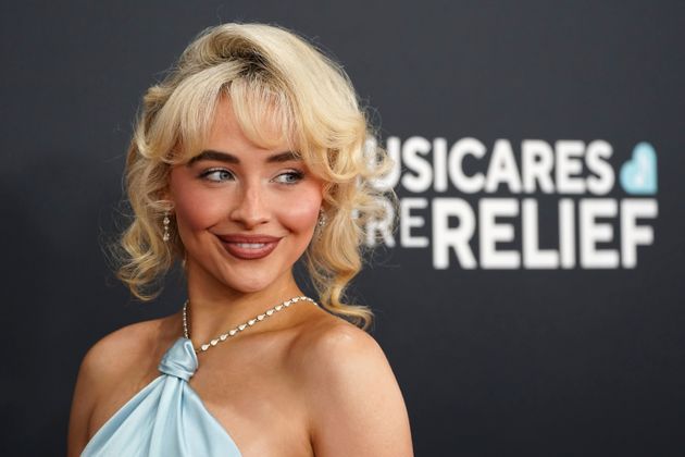 Sabrina Carpenter arrives at the 67th annual Grammy Awards on Sunday, Feb. 2, 2025, in Los Angeles. (Photo by Jordan Strauss/Invision/AP)