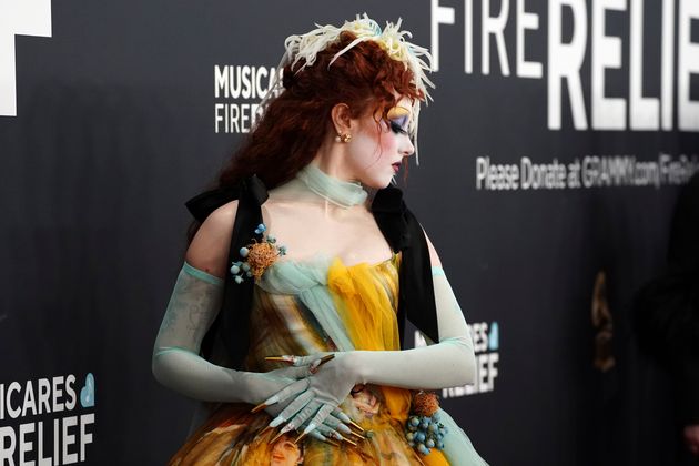 Chappell Roan arrives at the 67th annual Grammy Awards on Sunday, Feb. 2, 2025, in Los Angeles. (Photo by Jordan Strauss/Invision/AP)