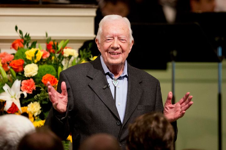 Former President Jimmy Carter has won a posthumous Grammy award.