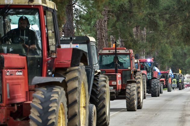 Πορεία αγροτών στη Θεσσαλία - Δευτέρα 3 Φεβρουαρίου 2025