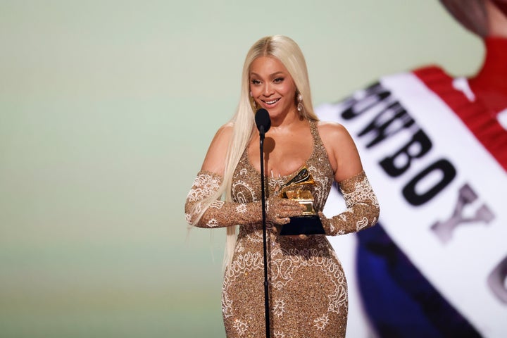 Beyoncé wins the award for Best Country Album at The 67th Annual Grammy Awards, airing live from Crypto.com Arena in Los Angeles, California, on Sunday, Feb. 2, 2025.