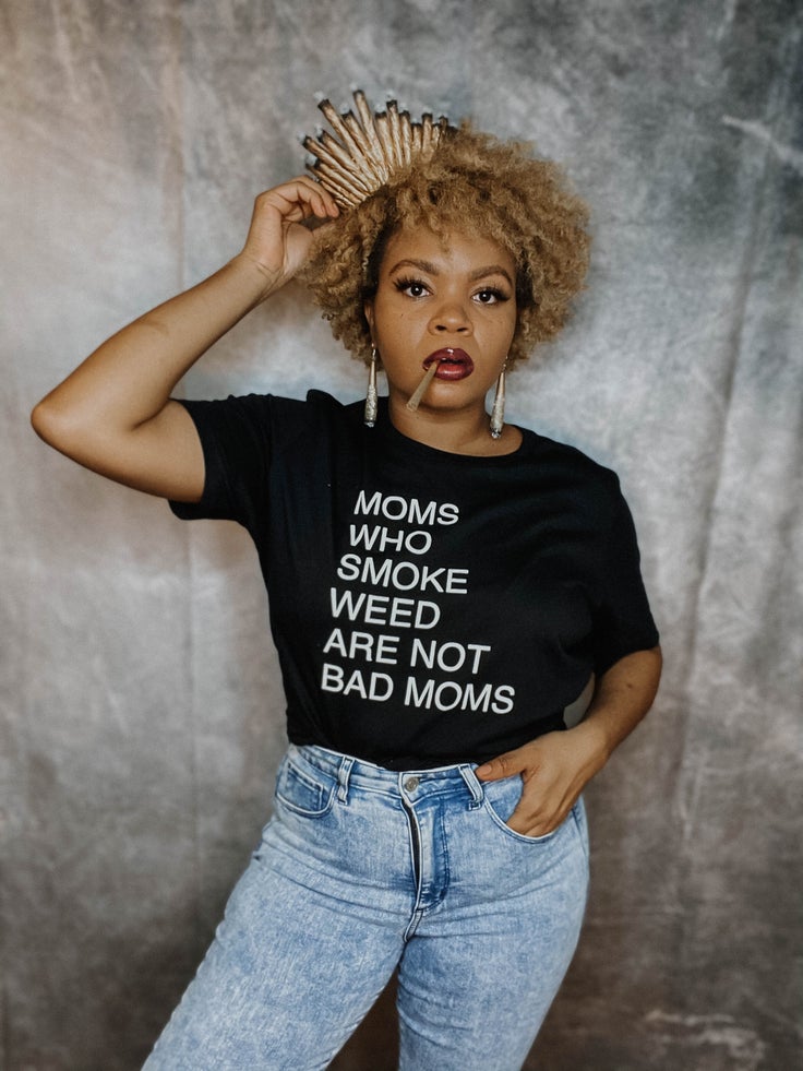 "After giving birth to my second child in 2019, I developed postpartum depression that lasted for two years," says writer Shonitria Anthony. "Cannabis became an incredibly helpful mental health tool for me.