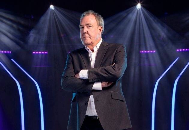 Jeremy Clarkson on the set of Who Wants To Be A Millionaire?