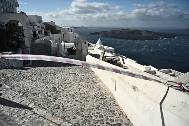 Σοκάκι στη Σαντορίνη