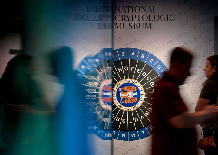 The National Security Agency's National Cryptologic Museum called the display coverings "a mistake."