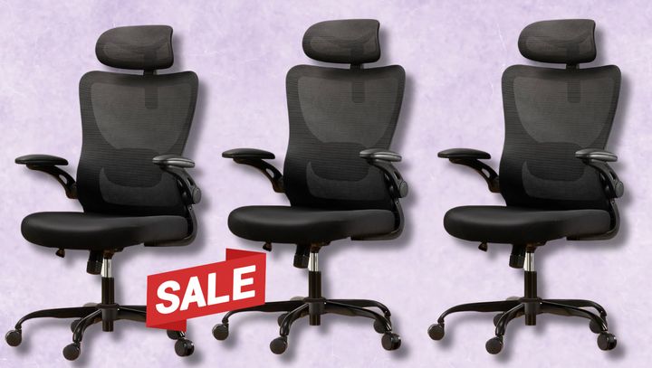 This adjustable and ergonomic desk chair is under $100 right now. 