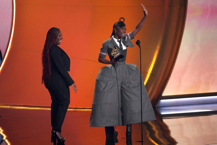 Doechii accepts the award for Best Rap Album for "Alligator Bites Never Heal" during the 67th annual Grammy Awards