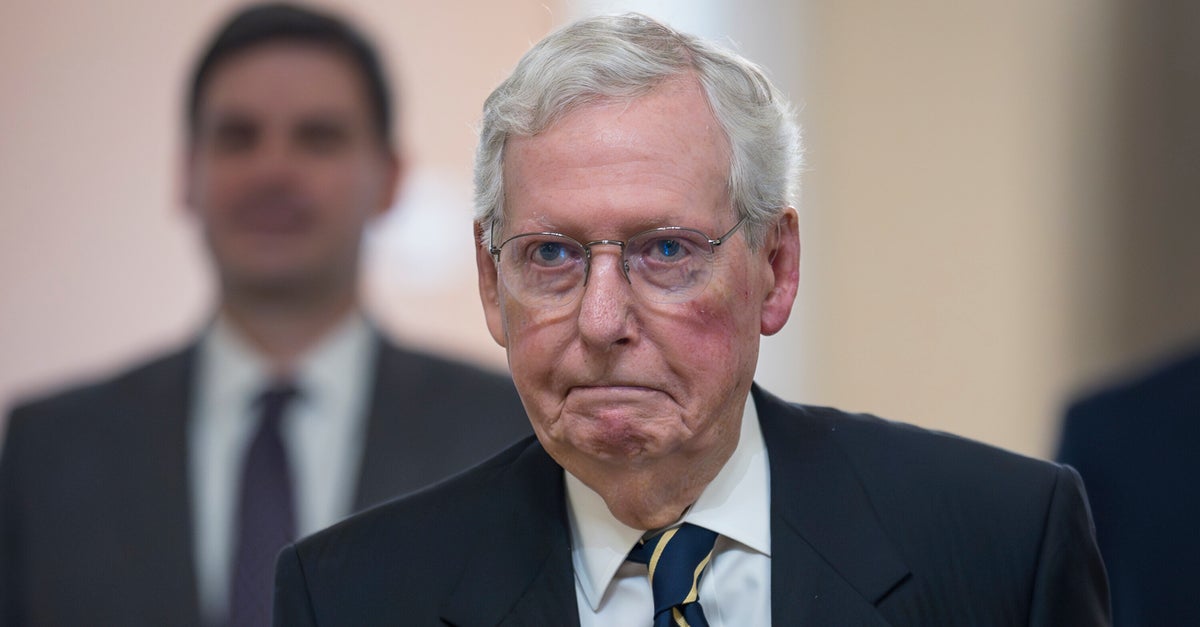 NextImg:Former Senate GOP Leader Mitch McConnell Falls Again At The Capitol