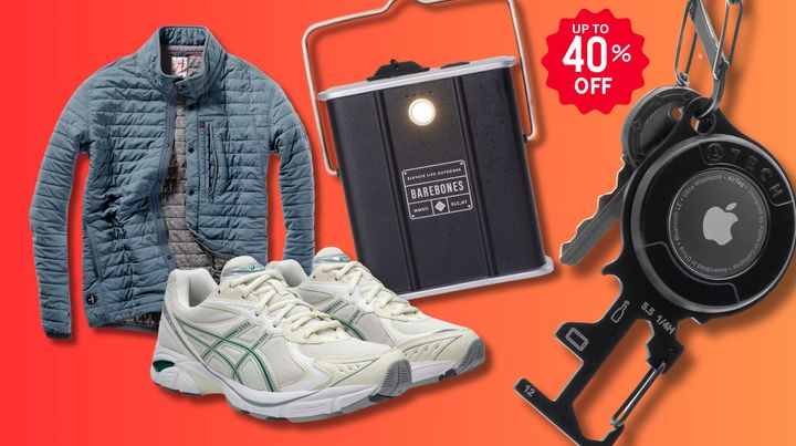 Practical gadgets, highly sought after ASICs sneakers, Airtag holders that double as multitools and SO MUCH MORE is on sale at Huckberry right now through midnight.