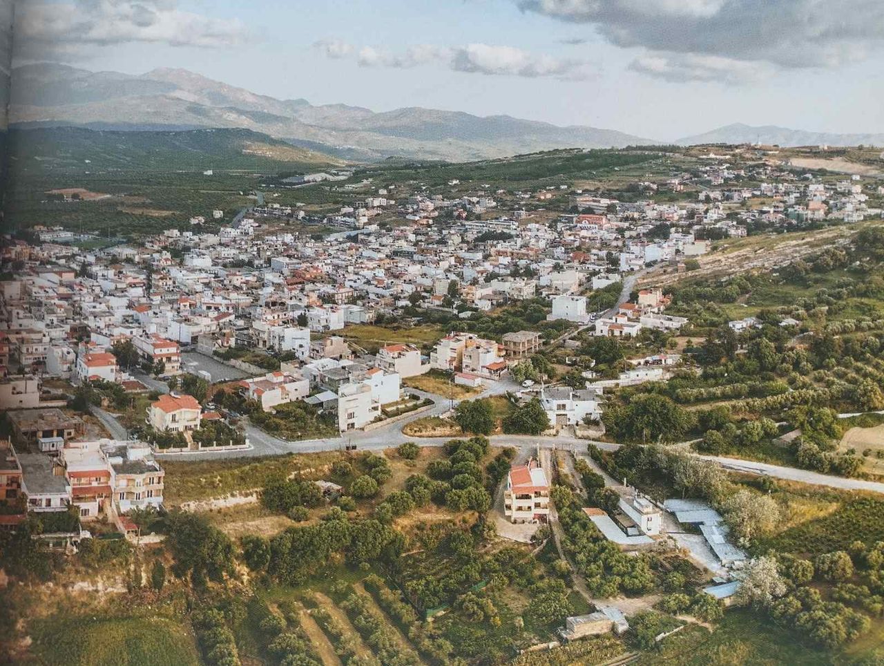 Πανοραμική φωτογραφία του χωριού.