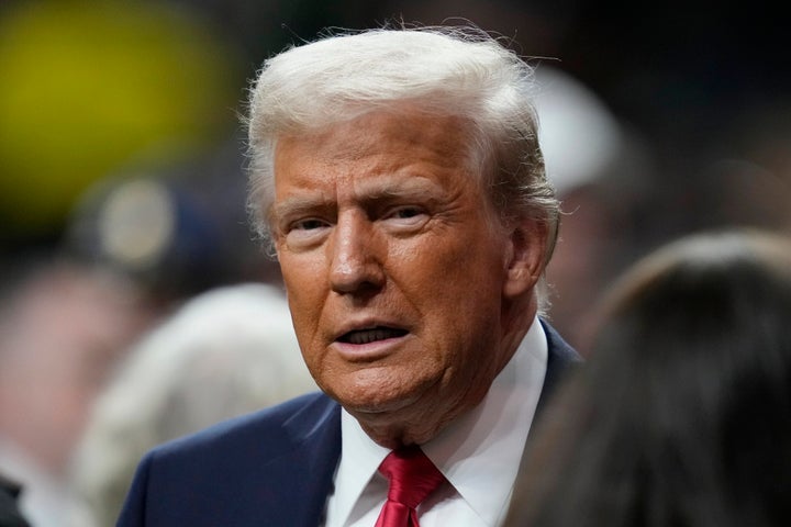US President Donald Trump 