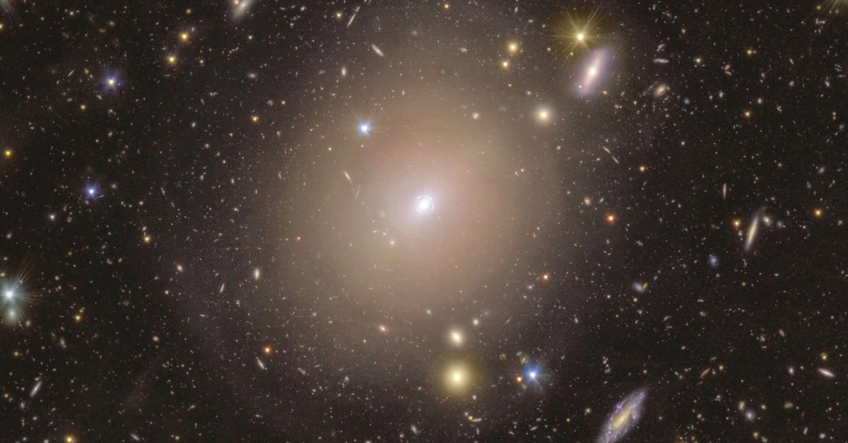 NextImg:Space Telescope Detects Rare 'Einstein Ring' Of Light Around Galaxy