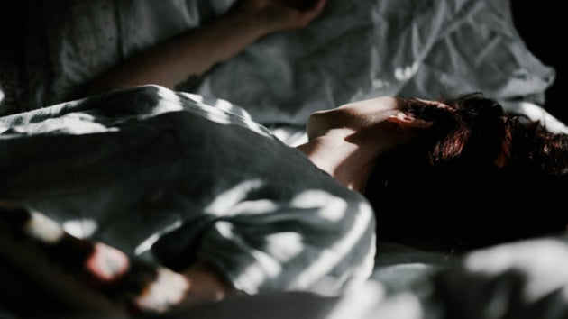 Person going to sleep