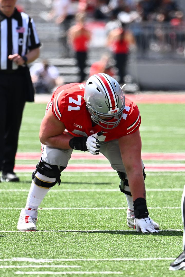 Ben Christman, pictured as a member of the Ohio State Buckeyes, had arrived on the UNLV campus about a month ago after transferring from Kentucky.