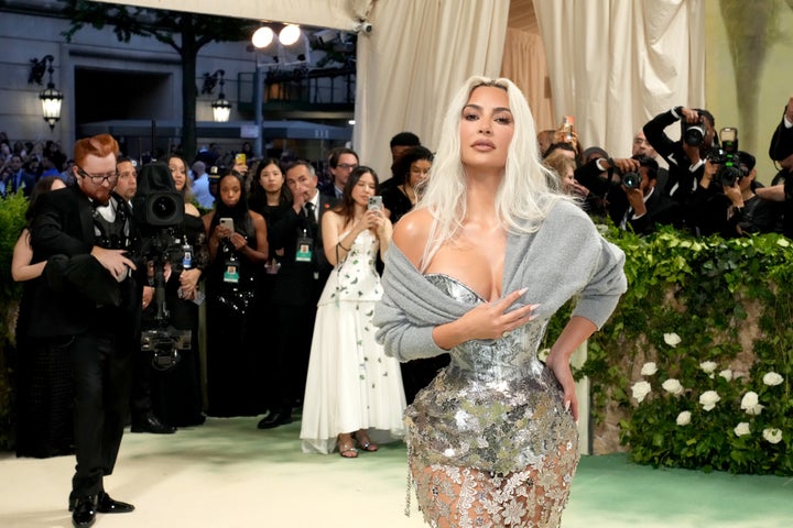 Kim Kardashian attends the 2024 Met Gala at The Metropolitan Museum of Art on May 6, 2024, in New York City.