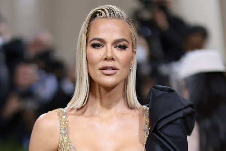 Khloé Kardashian attends The 2022 Met Gala Celebrating "In America: An Anthology of Fashion" at The Metropolitan Museum of Art on May 02, 2022 in New York City. 