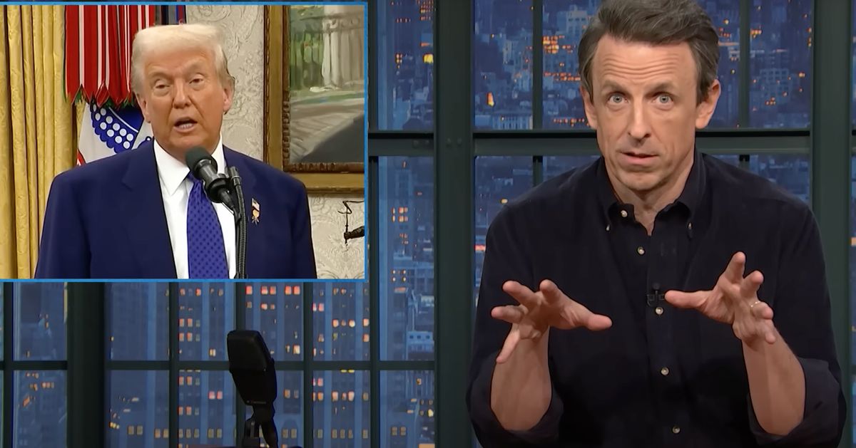 Seth Meyers Skewers Trump’s Rambling Speech With A Perfect Pop Culture Burn