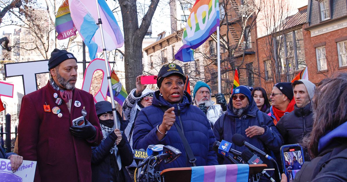 Trump Erased Trans People From Stonewall’s Website. They Showed Up In Person.