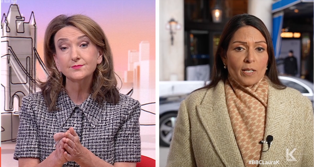Victoria Derbyshire and Priti Patel