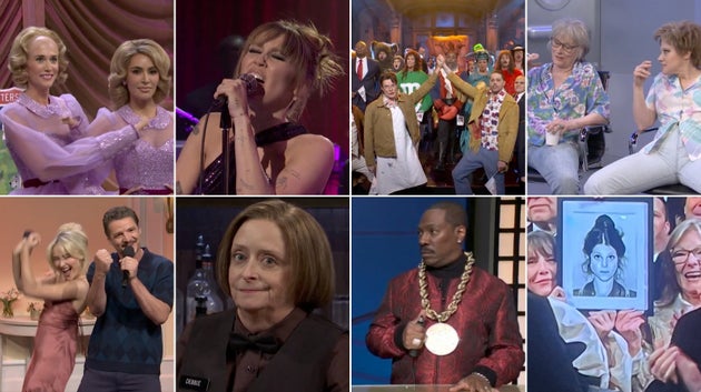 A selection of stand-out moments from Saturday Night Live's 50th anniversary celebration