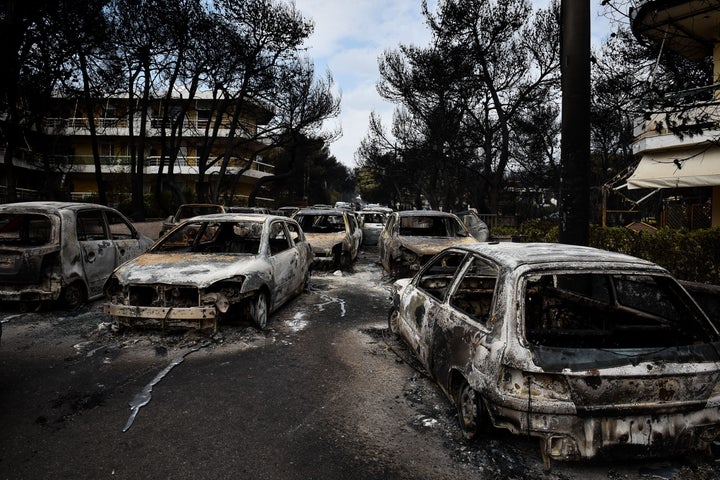 Η φονική πυρκαγιά στο Μάτι.