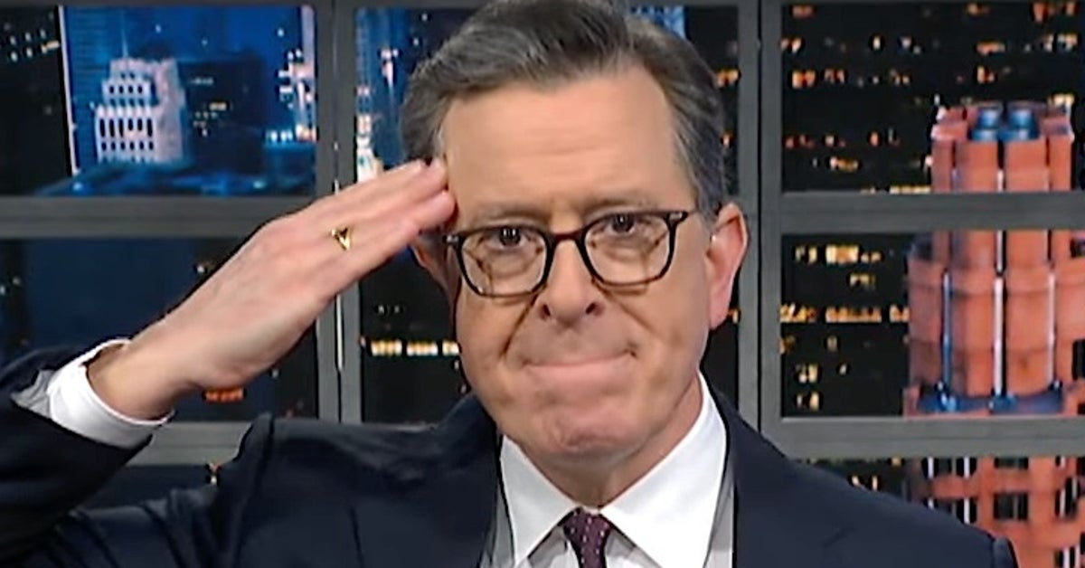 Stephen Colbert Salutes The 1 Unexpected Company Defying Trump's 'Stupid' Obsession