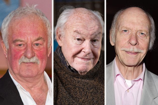 British actors Bernard Hill, Timothy West and Brian Murphy