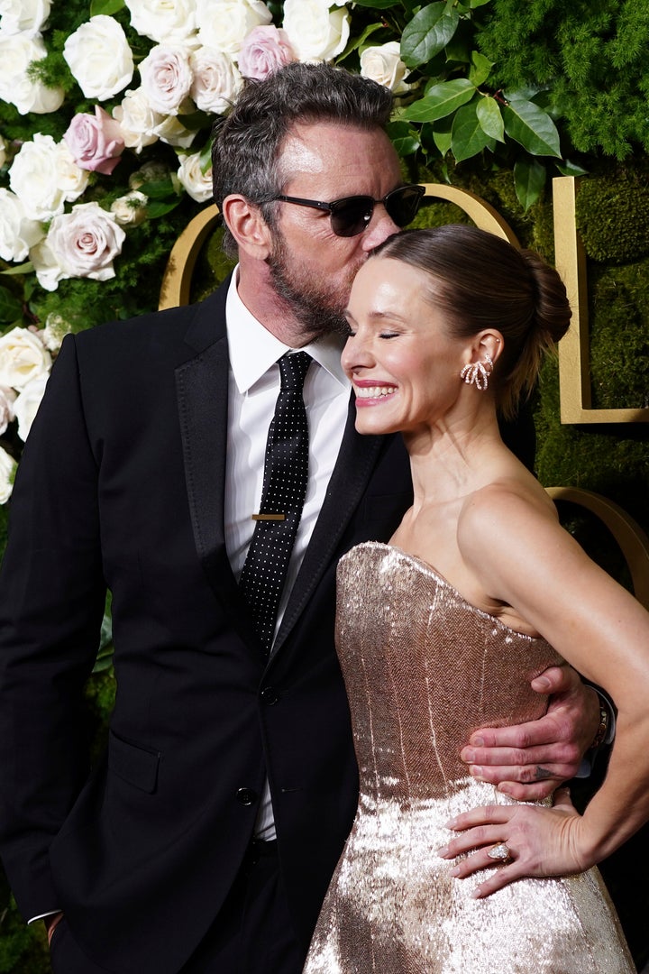 Bell (right) and Shepard tied the knot in 2013 and share two children.