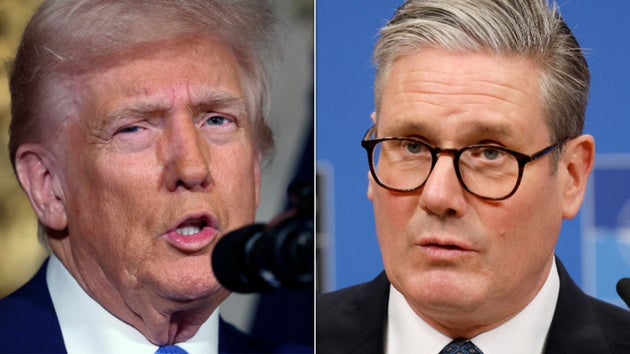 Donald Trump and Keir Starmer