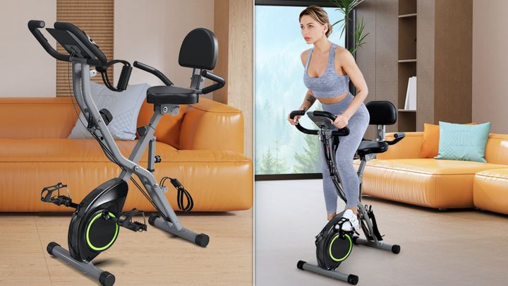 This foldable exercise bike is on sale. Stay active through the rest of winter and nab one today.