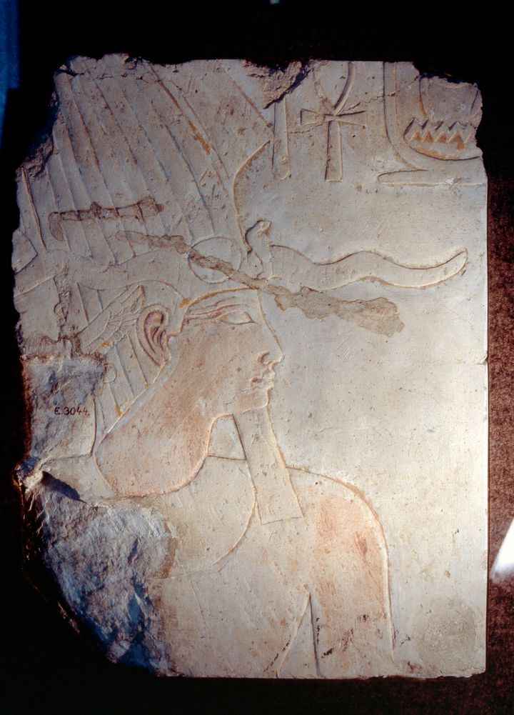 A relief of King Thutmose II, whose mummy was found in another tomb in the 19th century.