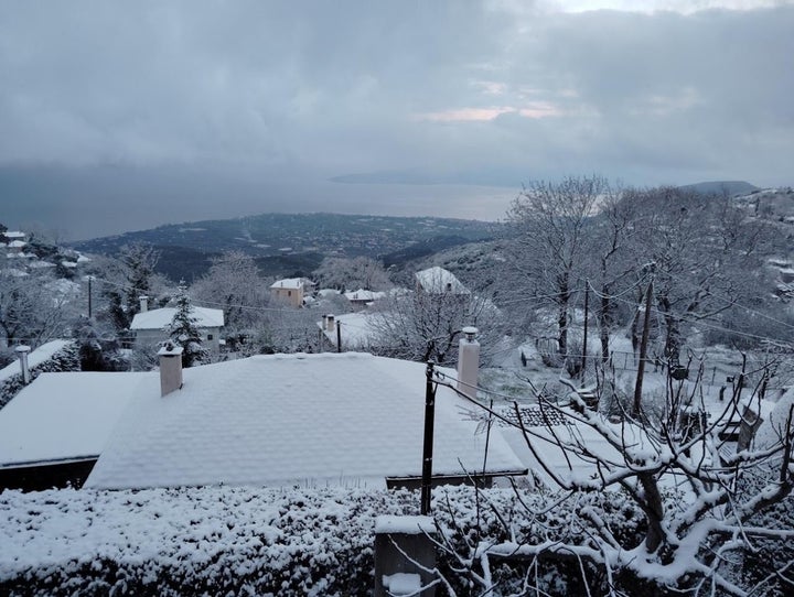 Χιόνια στο Πήλιο