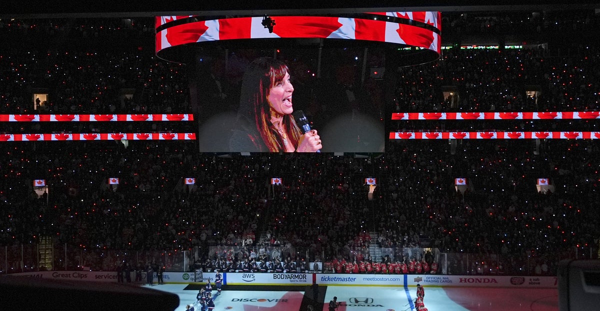 NextImg:Canadian Anthem Singer Protests Trump By Changing Lyric At 4 Nations Face-Off Title Game