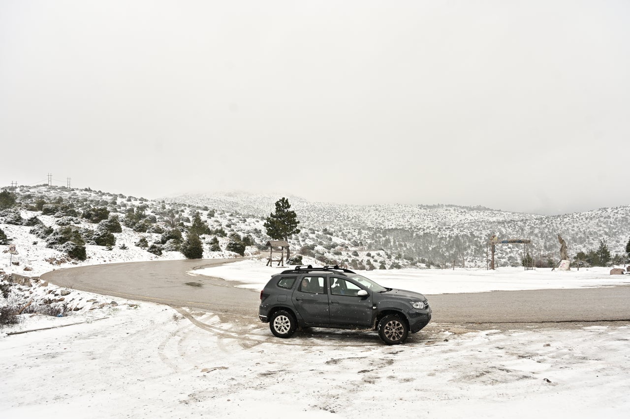 ΠεριγραφήΧιονόπτωση στην Πάρνηθα, Παρασκευή 21 Φεβρουαρίου 2025. (ΜΙΧΑΛΗΣ ΚΑΡΑΓΙΑΝΝΗΣ/EUROKINISSI)