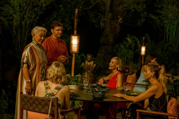 Dinner scenes in the new season of The White Lotus were filmed at a different hotel entirely