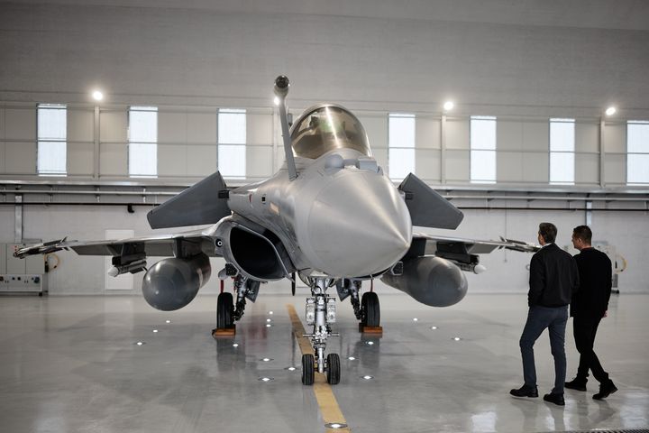 28 Νοεμβρίου 2024 - Μαχητικό Rafale, στην αεροπορική βάση της Τανάγρας. (ΔΗΜΗΤΡΗΣ ΠΑΠΑΜΗΤΣΟΣ/ΓΡΑΦΕΙΟ ΤΥΠΟΥ ΠΡΩΘΥΠΟΥΡΓΟΥ/EUROKINISSI)