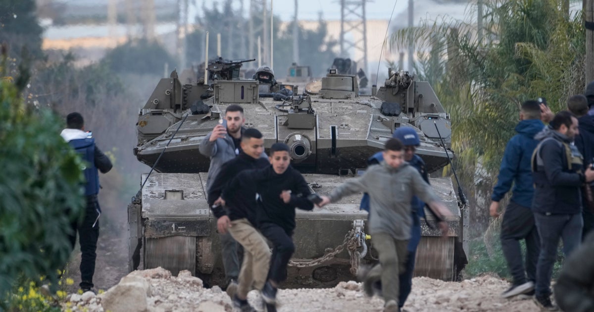 NextImg:Israeli Tanks Enter West Bank For First Time In Decades As Attacks On Palestinians Rise